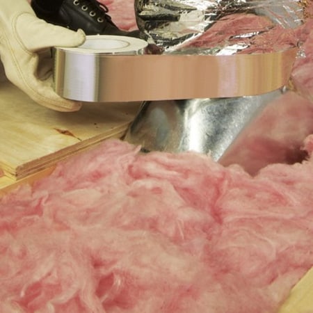 Partners Brand Industrial Aluminum Foil Tape, 5.0 Mil, 2" x 60 yds., Silver, PK24 T967003